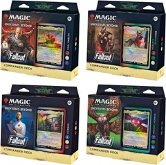 Universes Beyond: Fallout - Commander Deck Display (Set of 4)